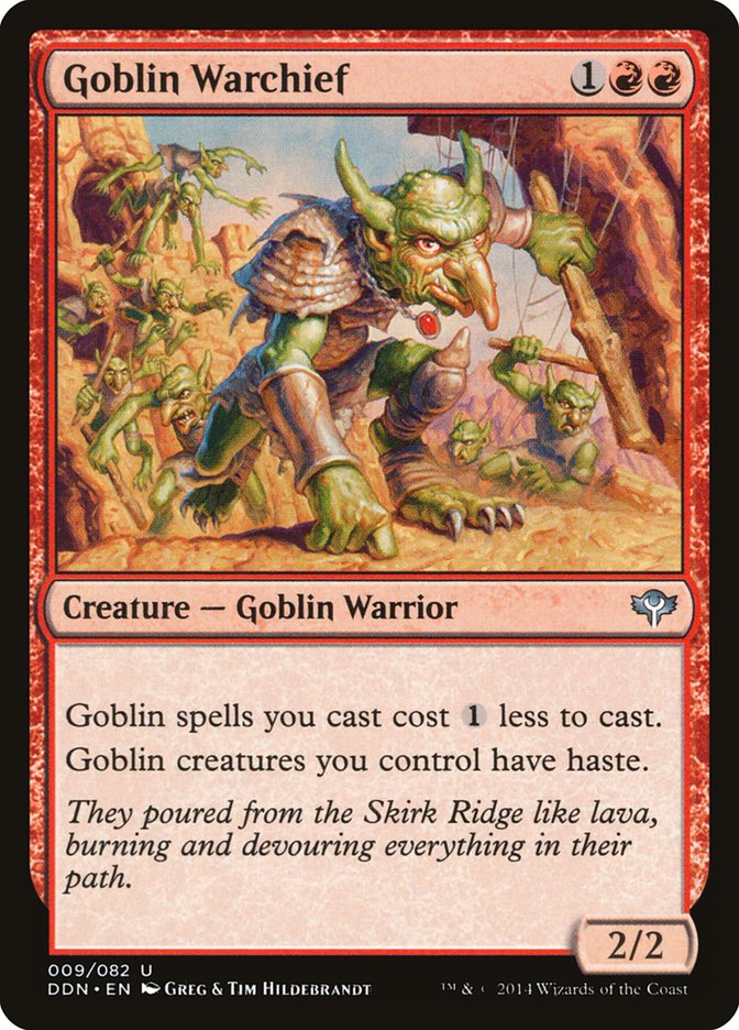 Goblin Warchief [Duel Decks: Speed vs. Cunning] | Card Merchant Takapuna