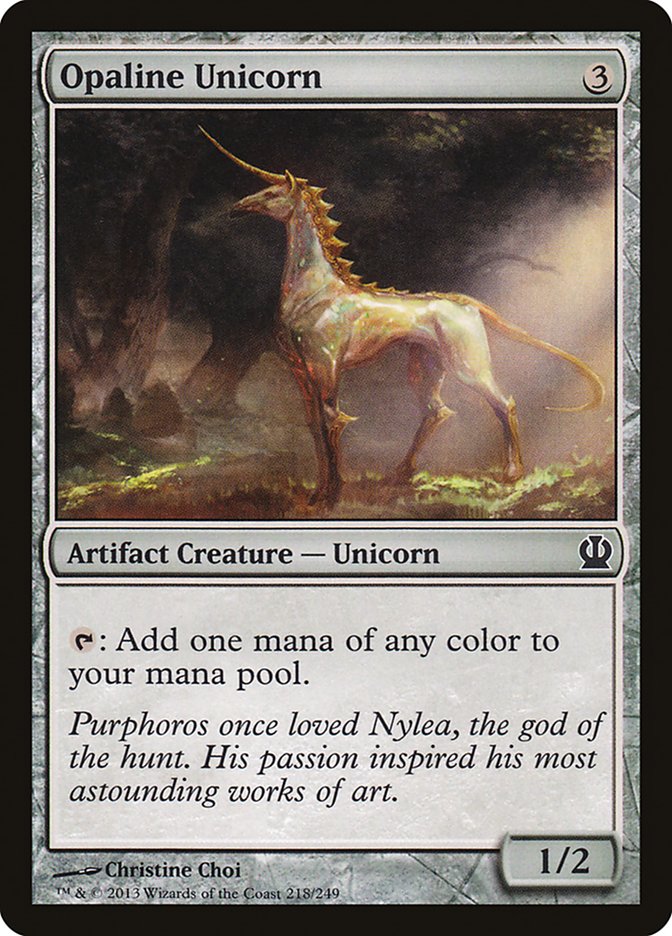 Opaline Unicorn [Theros] | Card Merchant Takapuna