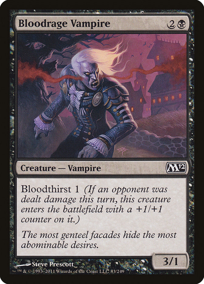 Bloodrage Vampire [Magic 2012] | Card Merchant Takapuna