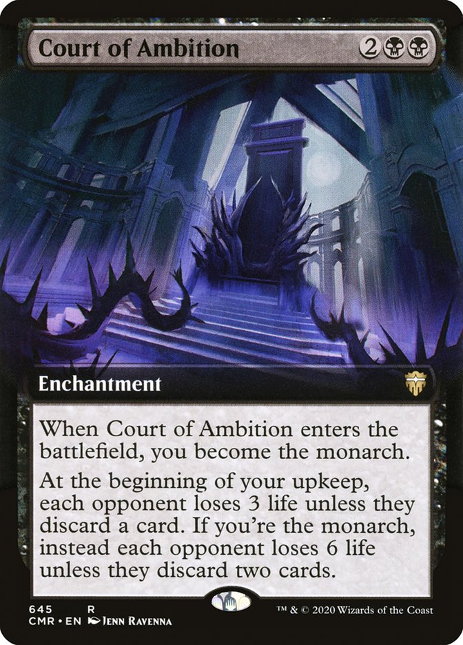 Court of Ambition (Extended Art) [Commander Legends] | Card Merchant Takapuna