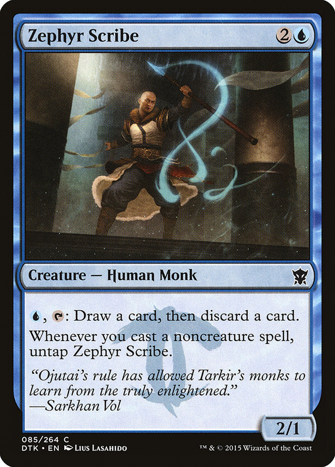 Zephyr Scribe [Dragons of Tarkir] | Card Merchant Takapuna