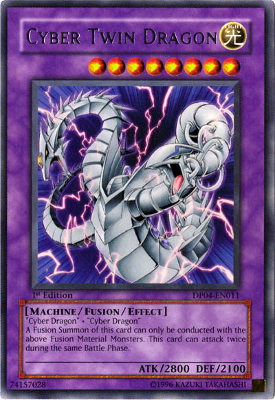 Cyber Twin Dragon [DP04-EN011] Rare | Card Merchant Takapuna