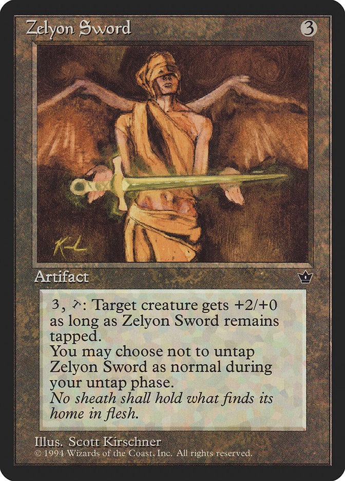 Zelyon Sword [Fallen Empires] | Card Merchant Takapuna