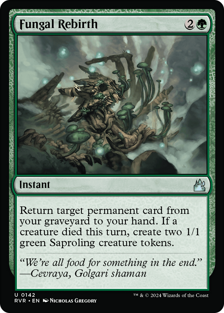 Fungal Rebirth [Ravnica Remastered] | Card Merchant Takapuna