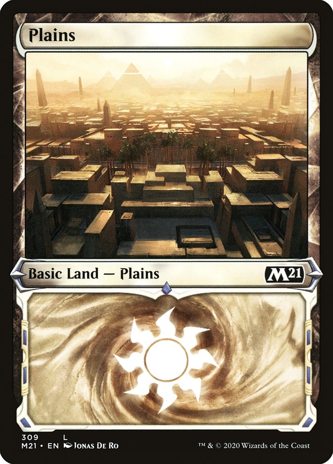 Plains (309) (Showcase) [Core Set 2021] | Card Merchant Takapuna