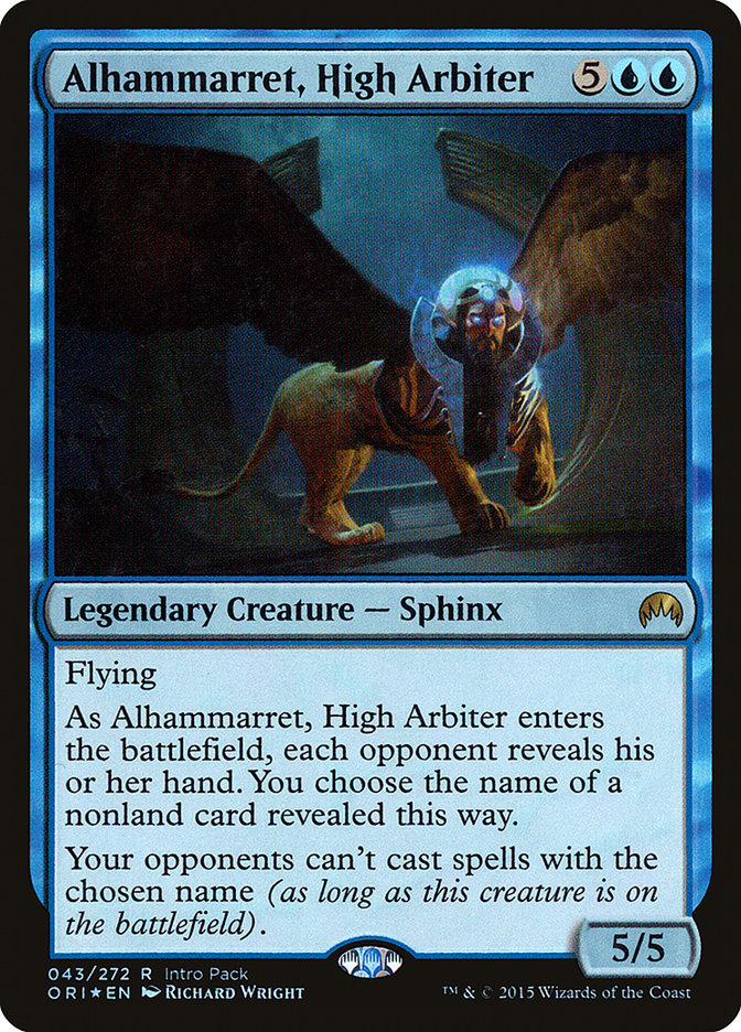 Alhammarret, High Arbiter (Intro Pack) [Magic Origins Promos] | Card Merchant Takapuna