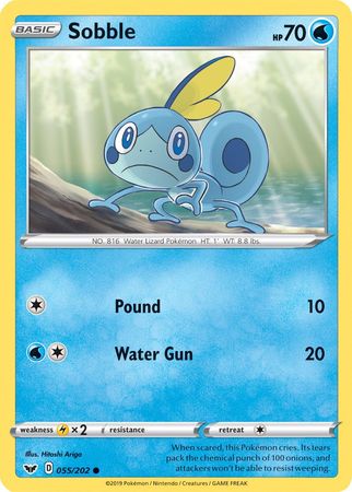 Sobble (055/202) (Premium Collection) [Sword & Shield: Base Set] | Card Merchant Takapuna