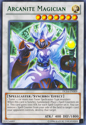 Arcanite Magician (Green) [DL14-EN009] Rare | Card Merchant Takapuna