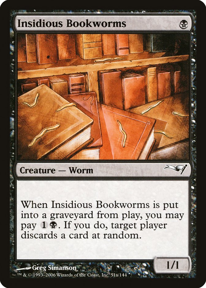 Insidious Bookworms [Coldsnap Theme Decks] | Card Merchant Takapuna