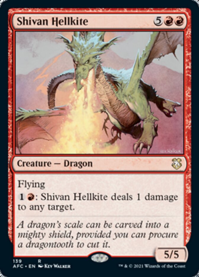 Shivan Hellkite [Dungeons & Dragons: Adventures in the Forgotten Realms Commander] | Card Merchant Takapuna