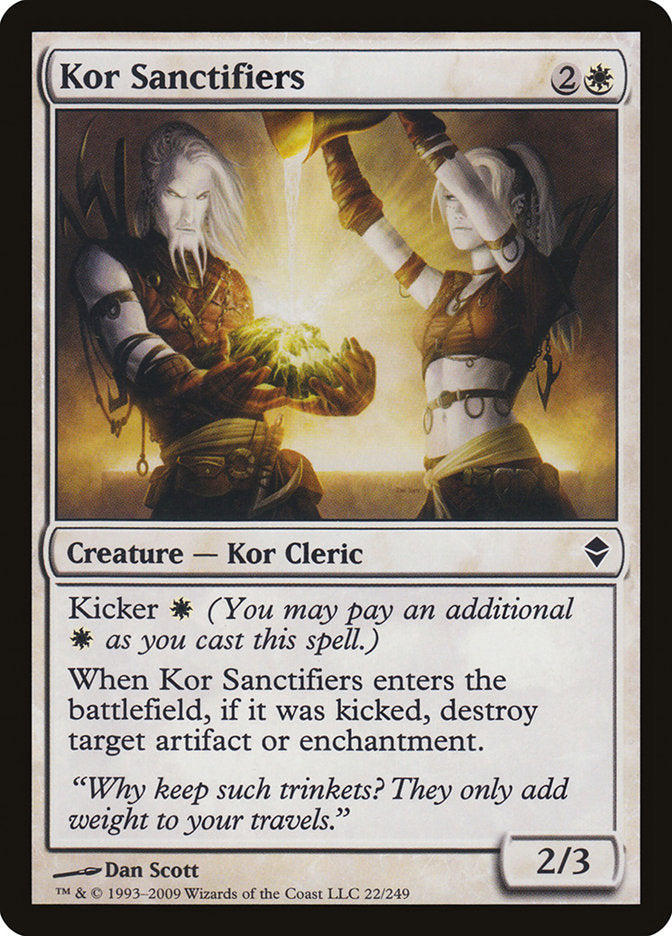 Kor Sanctifiers [Zendikar] | Card Merchant Takapuna