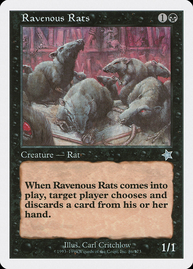 Ravenous Rats [Starter 1999] | Card Merchant Takapuna