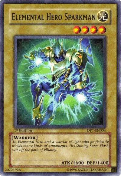 Elemental Hero Sparkman [DP1-EN004] Common | Card Merchant Takapuna