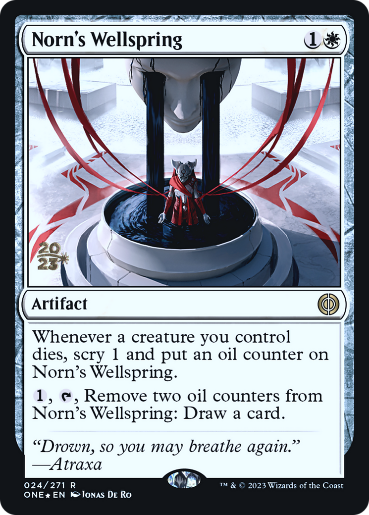 Norn's Wellspring [Phyrexia: All Will Be One Prerelease Promos] | Card Merchant Takapuna