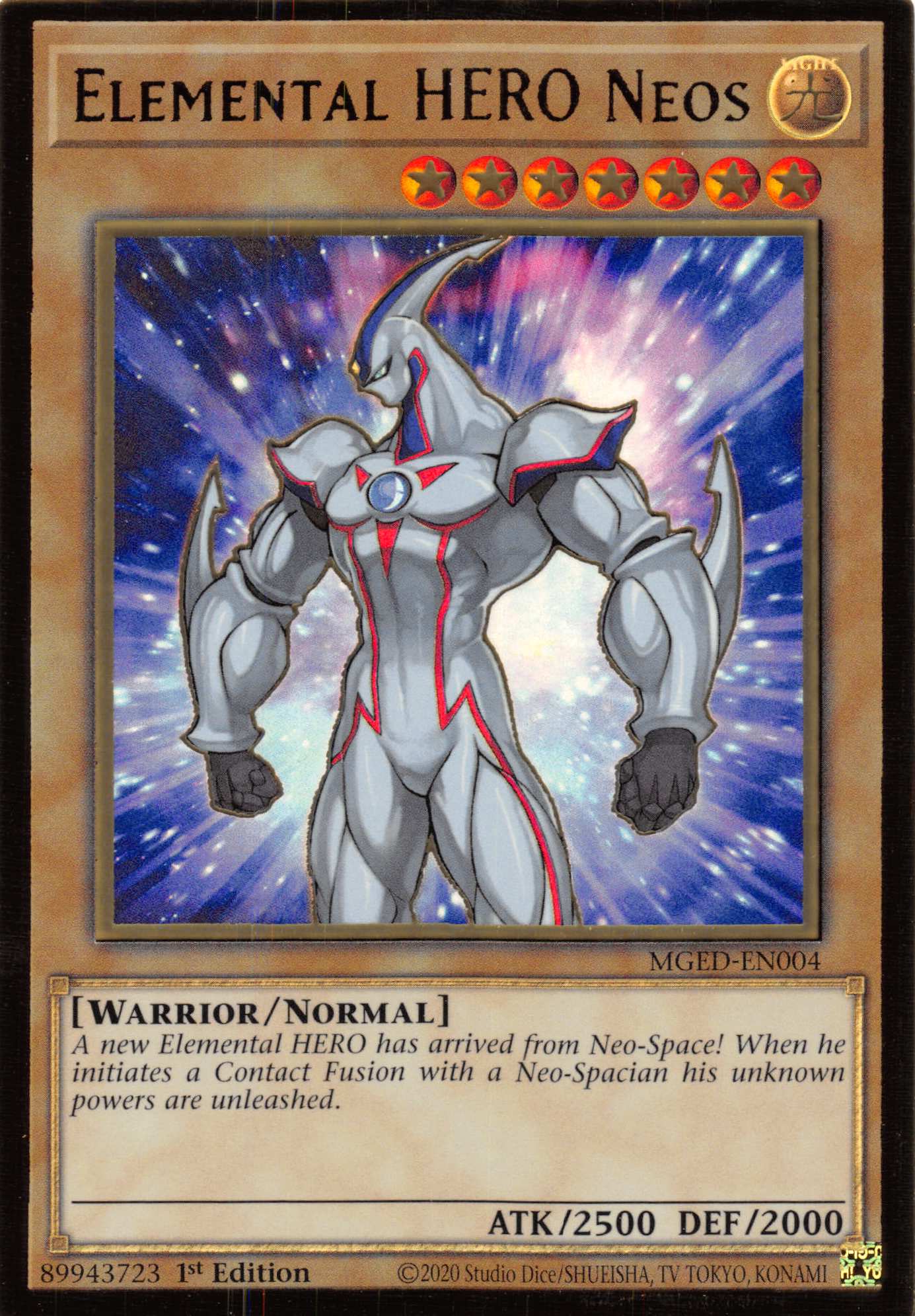 Elemental HERO Neos [MGED-EN004] Gold Rare | Card Merchant Takapuna