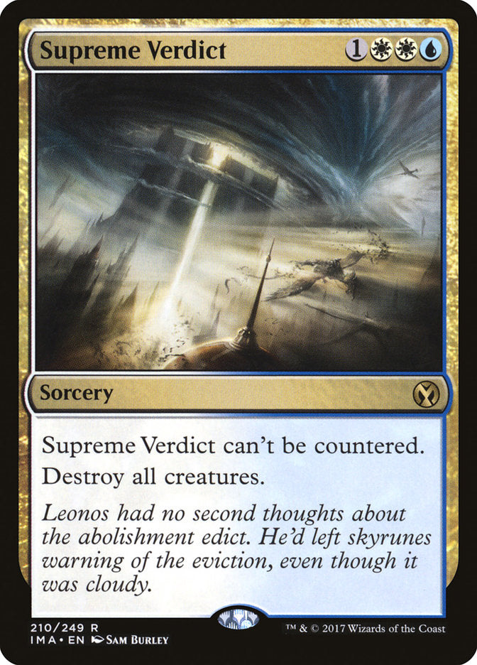 Supreme Verdict [Iconic Masters] | Card Merchant Takapuna