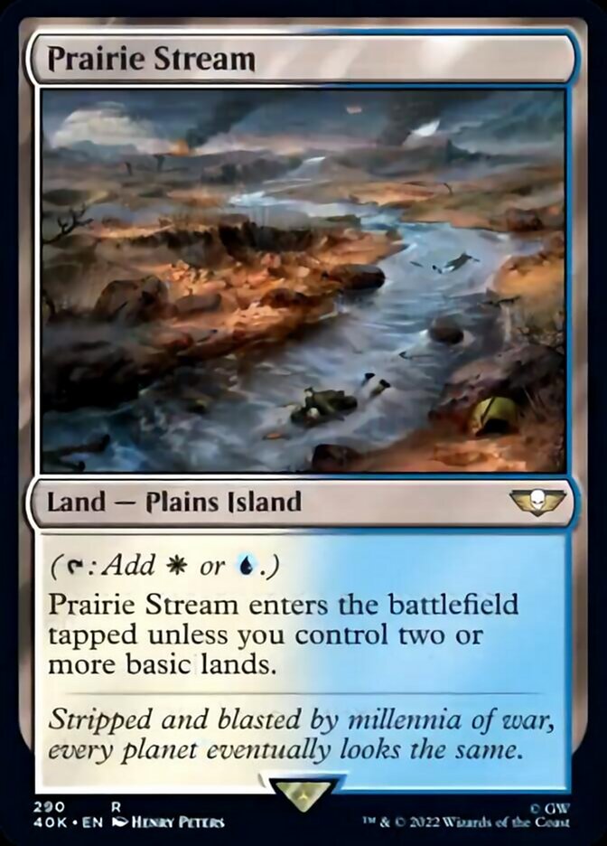 Prairie Stream (Surge Foil) [Warhammer 40,000] | Card Merchant Takapuna