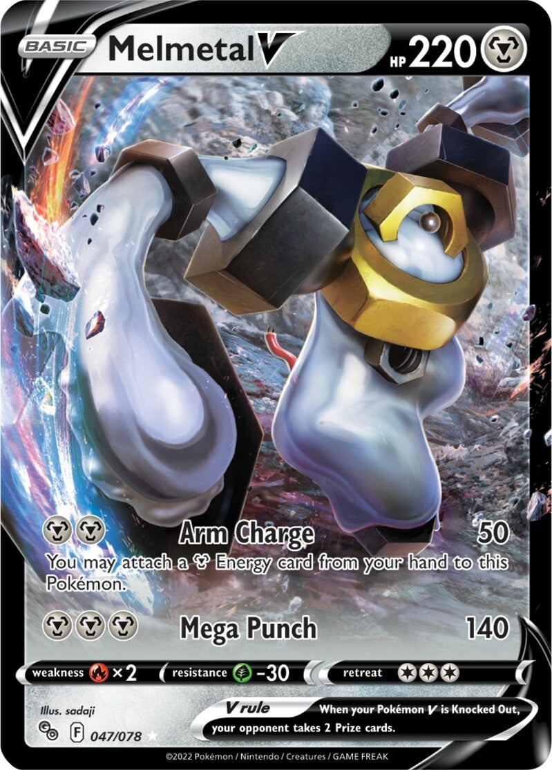 Melmetal V (047/078) [Pokémon GO] | Card Merchant Takapuna