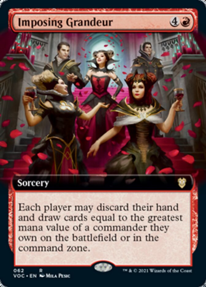 Imposing Grandeur (Extended Art) [Innistrad: Crimson Vow Commander] | Card Merchant Takapuna