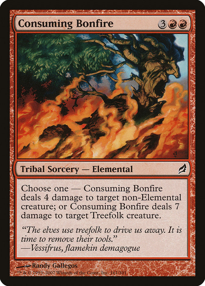 Consuming Bonfire [Lorwyn] | Card Merchant Takapuna