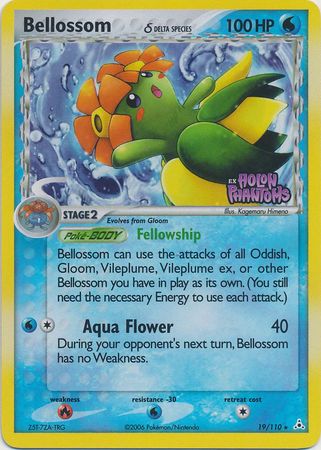 Bellossom (19/110) (Delta Species) (Stamped) [EX: Holon Phantoms] | Card Merchant Takapuna