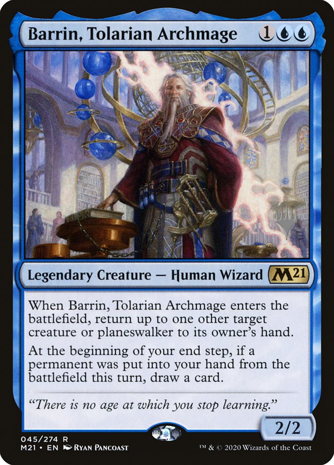 Barrin, Tolarian Archmage (Promo Pack) [Core Set 2021 Promos] | Card Merchant Takapuna