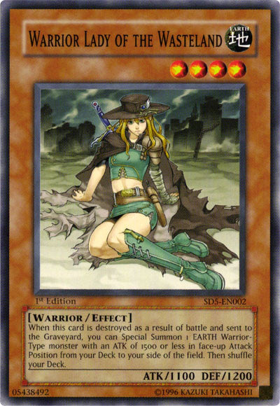 Warrior Lady of the Wasteland [SD5-EN002] Common | Card Merchant Takapuna