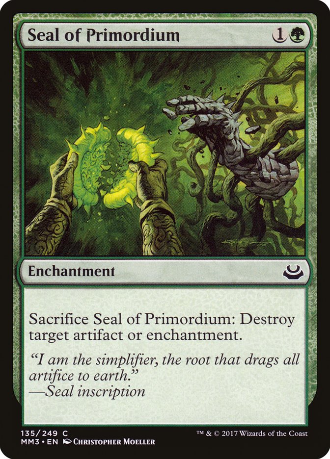 Seal of Primordium [Modern Masters 2017] | Card Merchant Takapuna