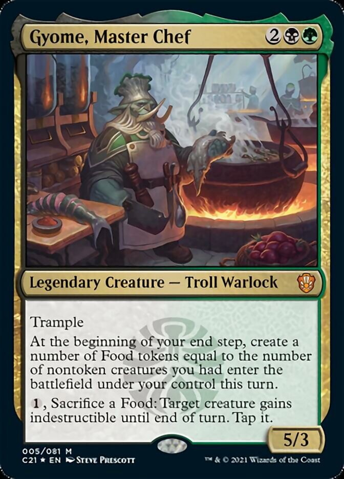 Gyome, Master Chef [Commander 2021] | Card Merchant Takapuna