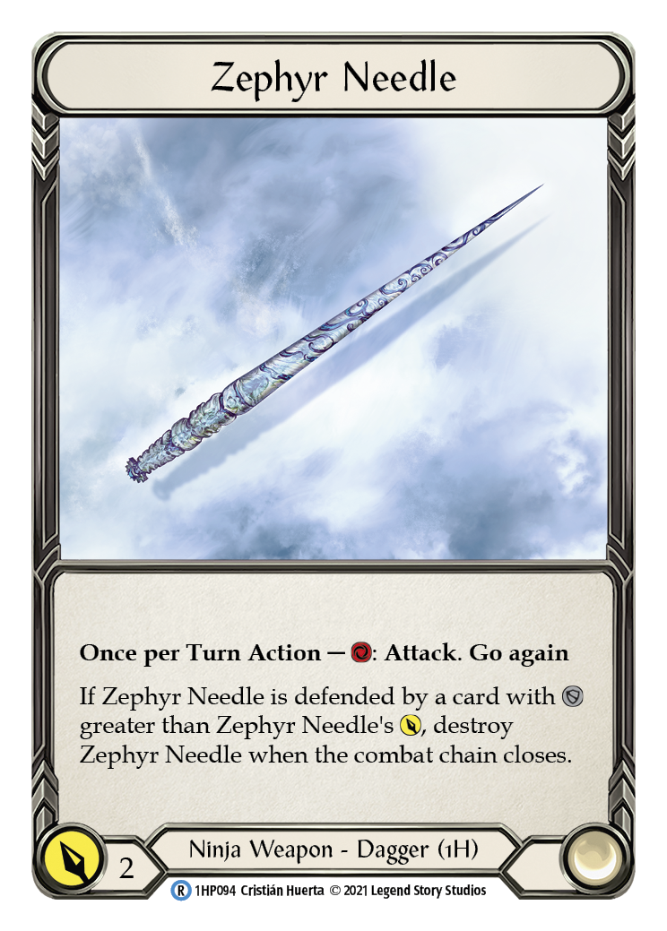 Zephyr Needle (Right) [1HP094] (History Pack 1) | Card Merchant Takapuna