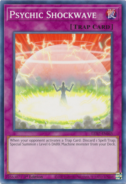 Psychic Shockwave [LED7-EN045] Common | Card Merchant Takapuna