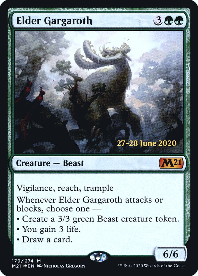 Elder Gargaroth [Core Set 2021 Prerelease Promos] | Card Merchant Takapuna