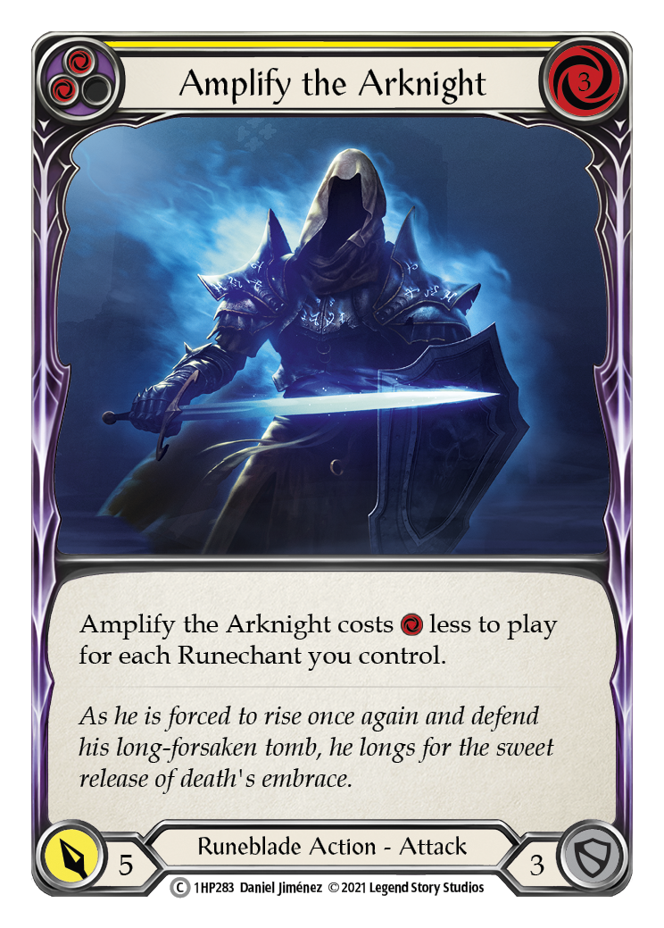 Amplify the Arknight (Yellow) [1HP283] (History Pack 1) | Card Merchant Takapuna