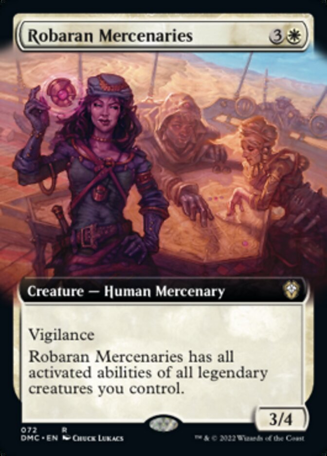 Robaran Mercenaries (Extended Art) [Dominaria United Commander] | Card Merchant Takapuna