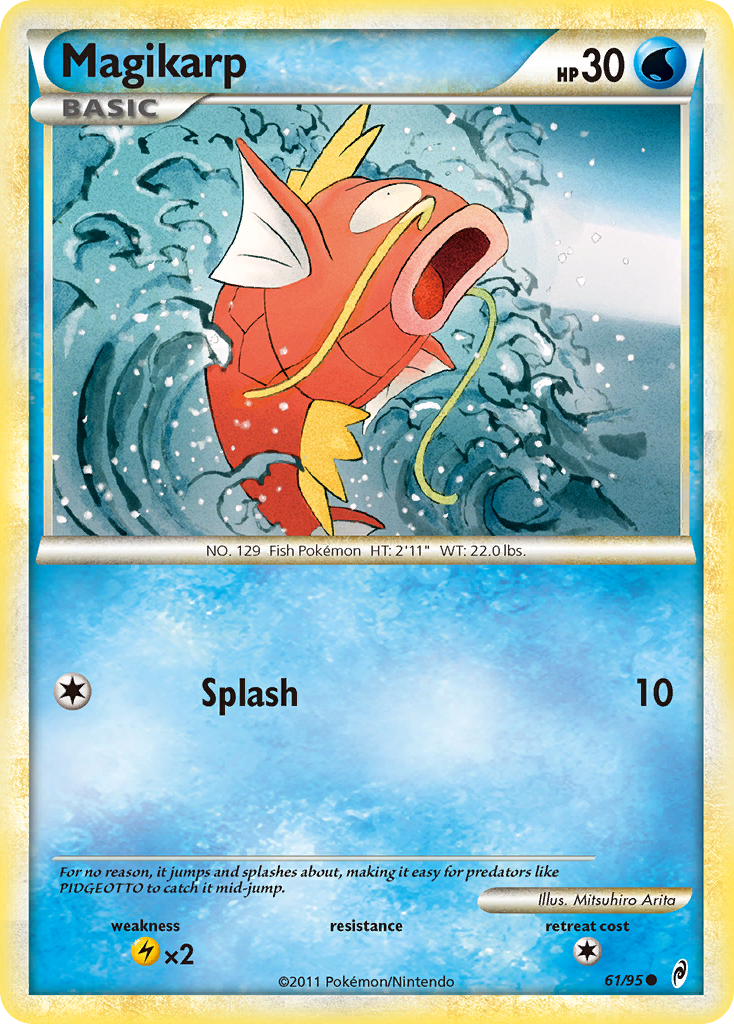 Magikarp (61/95) [HeartGold & SoulSilver: Call of Legends] | Card Merchant Takapuna