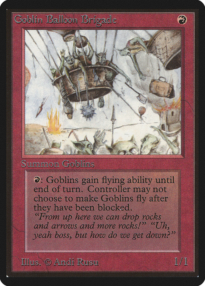 Goblin Balloon Brigade [Beta Edition] | Card Merchant Takapuna