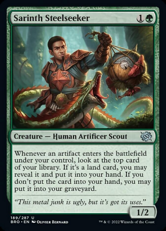 Sarinth Steelseeker [The Brothers' War] | Card Merchant Takapuna