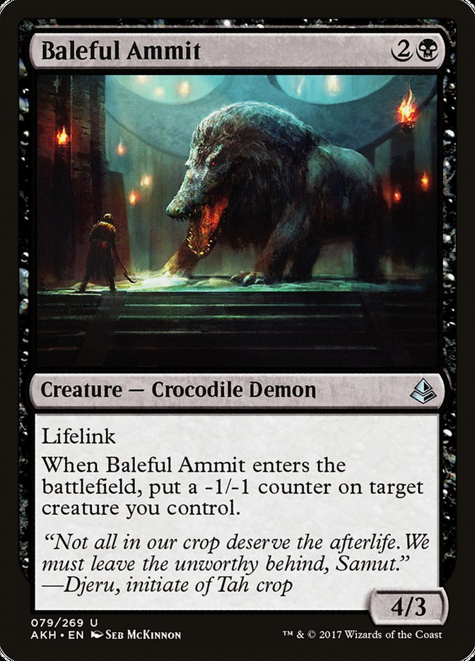 Baleful Ammit [Amonkhet] | Card Merchant Takapuna