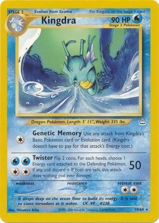 Kingdra (19/64) [Neo Revelation Unlimited] | Card Merchant Takapuna