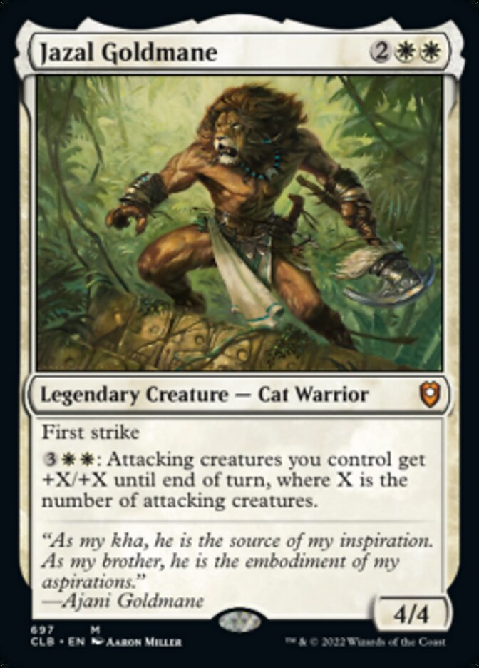 Jazal Goldmane [Commander Legends: Battle for Baldur's Gate] | Card Merchant Takapuna