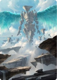 Celestial Colonnade Art Card [Zendikar Rising Art Series] | Card Merchant Takapuna