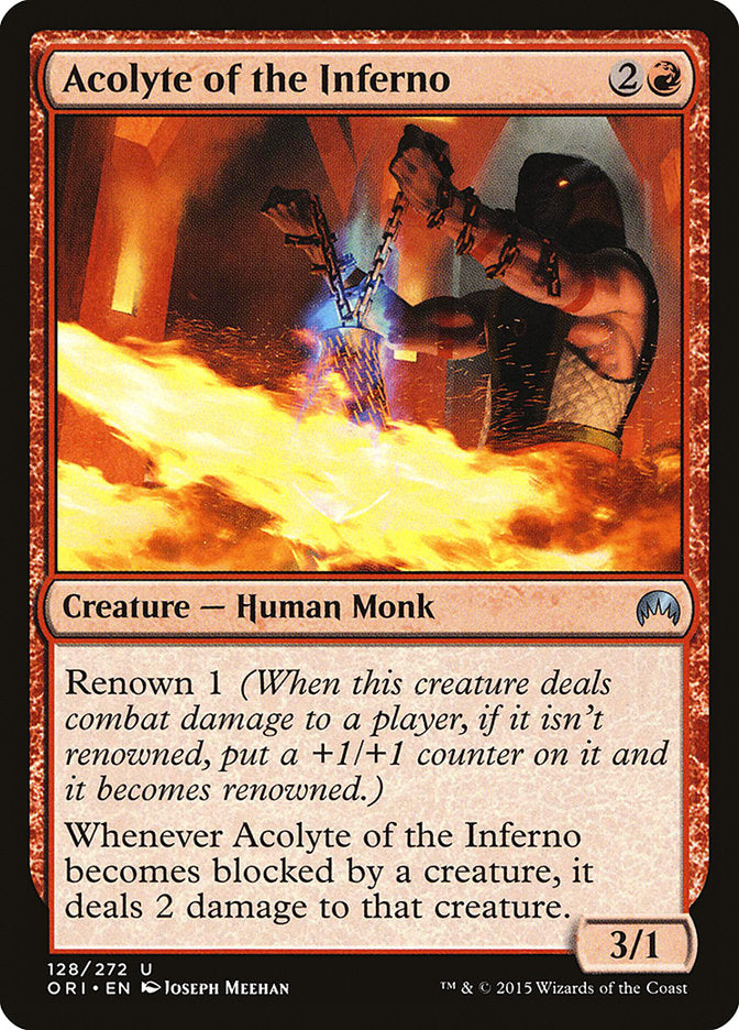 Acolyte of the Inferno [Magic Origins] | Card Merchant Takapuna