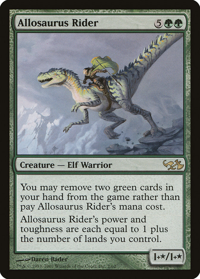 Allosaurus Rider [Duel Decks: Elves vs. Goblins] | Card Merchant Takapuna