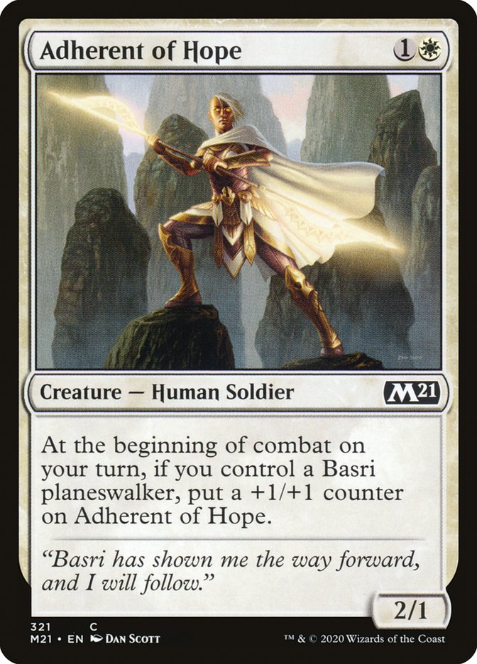 Adherent of Hope [Core Set 2021] | Card Merchant Takapuna