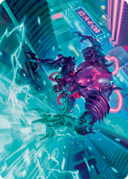 Surgehacker Mech Art Card [Kamigawa: Neon Dynasty Art Series] | Card Merchant Takapuna