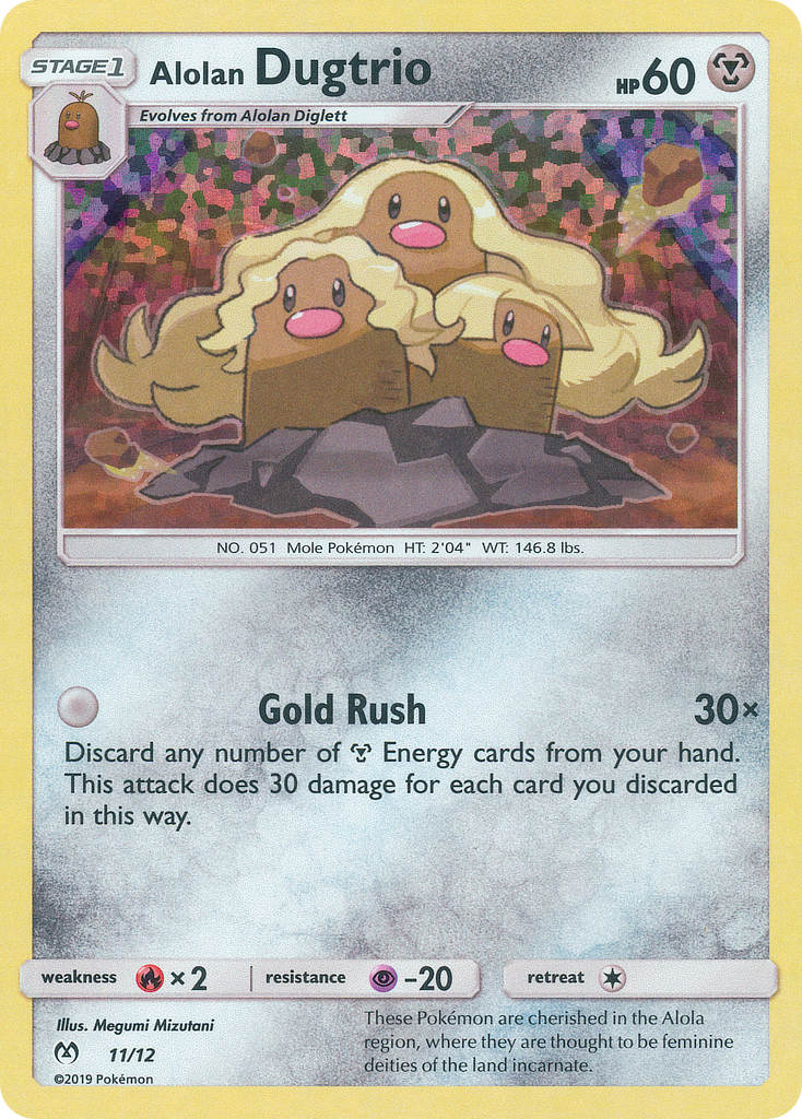 Alolan Dugtrio (11/12) [McDonald's Promos: 2019 Collection] | Card Merchant Takapuna