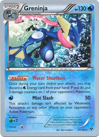 Greninja (41/146) (Ninja Blitz - Cody Walinski) [World Championships 2016] | Card Merchant Takapuna