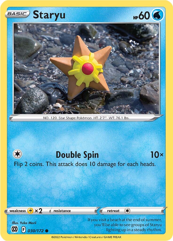 Staryu (030/172) [Sword & Shield: Brilliant Stars] | Card Merchant Takapuna