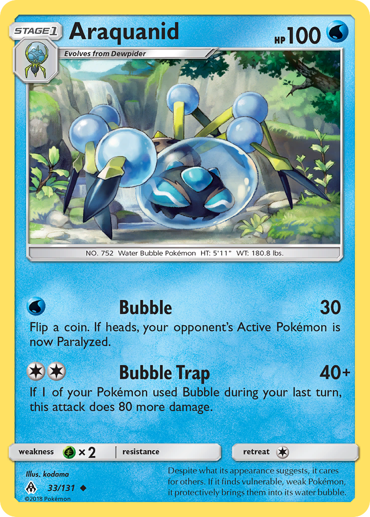 Araquanid (33/131) [Sun & Moon: Forbidden Light] | Card Merchant Takapuna