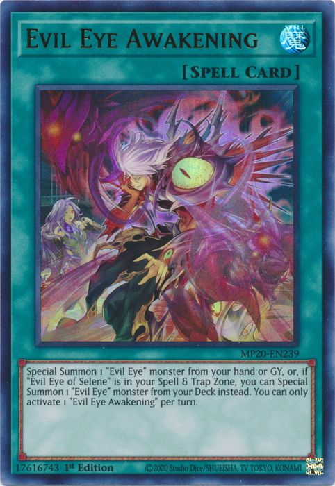 Evil Eye Awakening [MP20-EN239] Ultra Rare | Card Merchant Takapuna